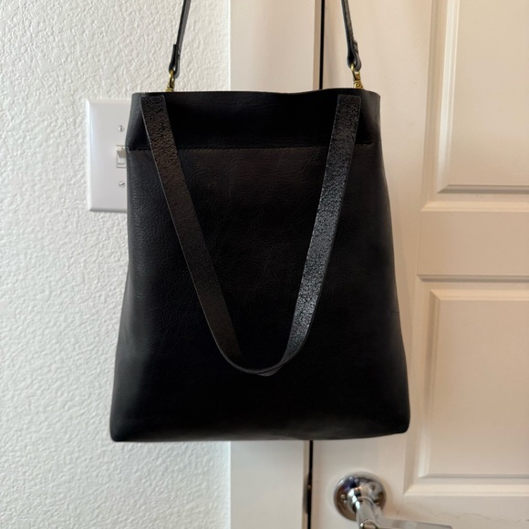 Madewell Leather Tote Bag - Picture 1 of 8